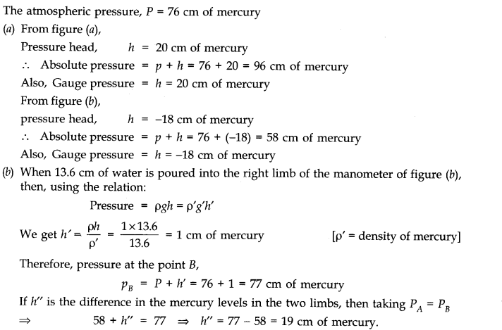 NCERT Solutions for Class 11 Physics Chapter 10 Mechanical Properties of Fluids Q22.1