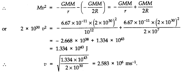 NCERT Solutions for Class 11 Physics Chapter 8 Gravitation Q20