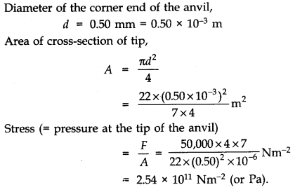 NCERT Solutions for Class 11 Physics Chapter 9 Mechanical Properties of Solids Q17.1