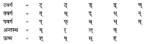 Class 6 Sanskrit Grammar Book Solutions वर्णमाला तथा वर्णविचारः 6