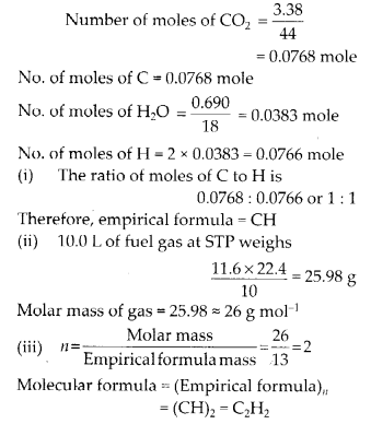 NCERT Solutions for Class 11 Chemistry Chapter 1 Some Basic Concepts of Chemistry 26