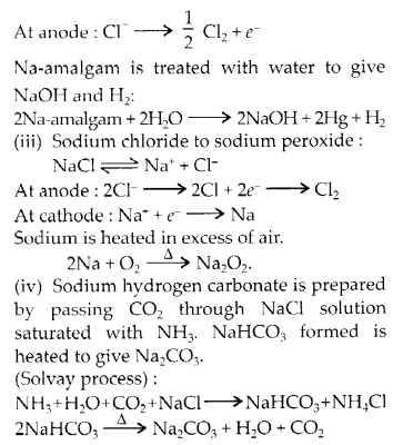 NCERT Solutions for Class 11 Chemistry Chapter 10 The s Block Elements 12