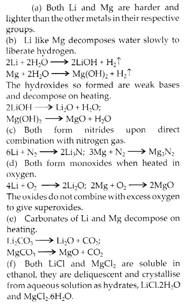 NCERT Solutions for Class 11 Chemistry Chapter 10 The s Block Elements 3