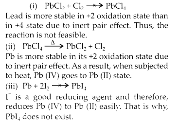 NCERT Solutions for Class 11 Chemistry Chapter 11 The p Block Elements 12
