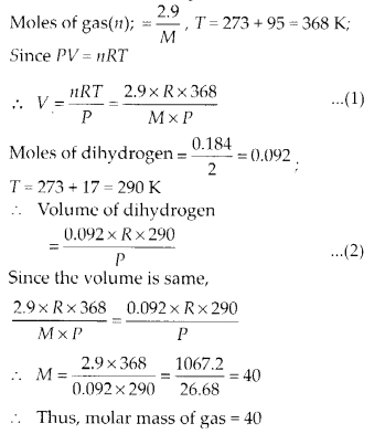 NCERT Solutions for Class 11 Chemistry Chapter 5 States of Matter 17