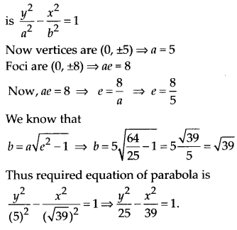 NCERT Solutions for Class 11 Maths Chapter 11 Conic Sections Ex 11.4 10