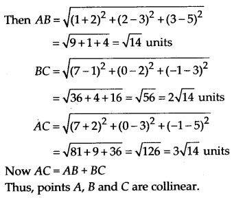 NCERT Solutions for Class 11 Maths Chapter 12 Introduction to Three Dimensional Geometry Ex 12.2 1