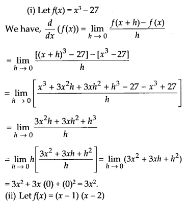 NCERT Solutions for Class 11 Maths Chapter 13 Limits and Derivatives Ex 13.2 1