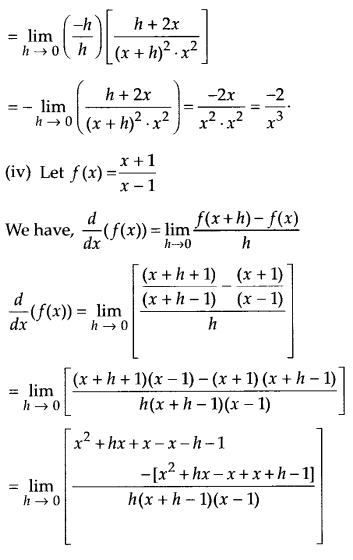 NCERT Solutions for Class 11 Maths Chapter 13 Limits and Derivatives Ex 13.2 4