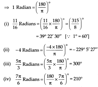NCERT Solutions for Class 11 Maths Chapter 3 Trigonometric Functions Ex 3.1 2