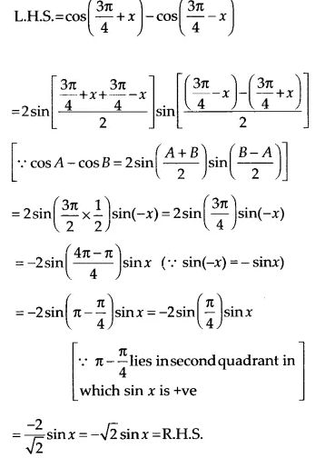 NCERT Solutions for Class 11 Maths Chapter 3 Trigonometric Functions Ex 3.3 11