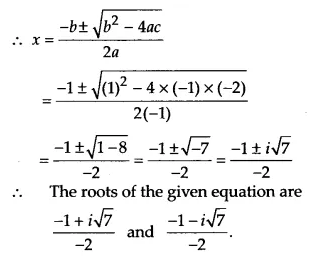 NCERT Solutions for Class 11 Maths Chapter 5 Complex Numbers and Quadratic Equations Ex 5.3 3