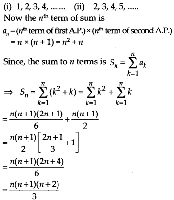 NCERT Solutions for Class 11 Maths Chapter 9 Sequences and Series Ex 9.4 1