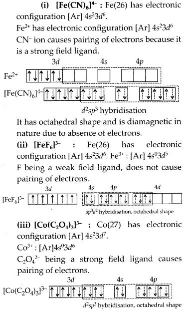 NCERT Solutions for Class 12 Chemistry Chapter 9 Coordination Compounds 29