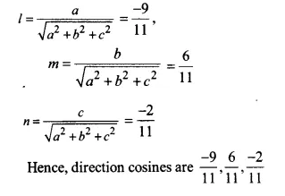 NCERT Solutions for Class 12 Maths Chapter 11 Three Dimensional Geometry Ex 11.1 Q3.1