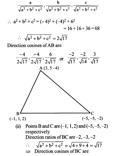 NCERT Solutions for Class 12 Maths Chapter 11 Three Dimensional Geometry Ex 11.1 Q5.1