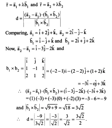 NCERT Solutions for Class 12 Maths Chapter 11 Three Dimensional Geometry Ex 11.2 Q14.1