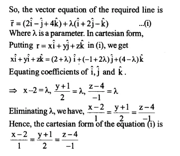 NCERT Solutions for Class 12 Maths Chapter 11 Three Dimensional Geometry Ex 11.2 Q5.1