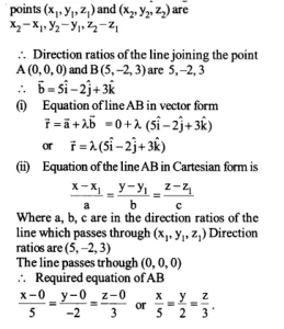 NCERT Solutions for Class 12 Maths Chapter 11 Three Dimensional Geometry Ex 11.2 Q8.1