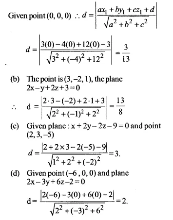 NCERT Solutions for Class 12 Maths Chapter 11 Three Dimensional Geometry Ex 11.3 Q14.1