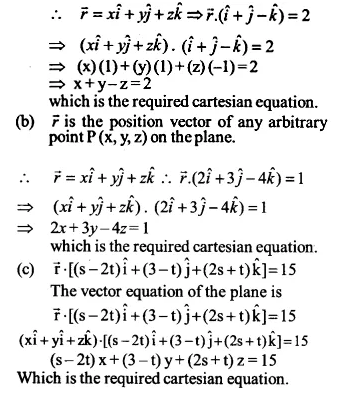 NCERT Solutions for Class 12 Maths Chapter 11 Three Dimensional Geometry Ex 11.3 Q3.1