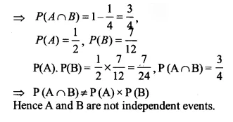 NCERT Solutions for Class 12 Maths Chapter 13 Probability Ex 13.2 Q10.1