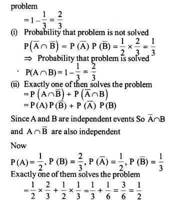 NCERT Solutions for Class 12 Maths Chapter 13 Probability Ex 13.2 Q14.1