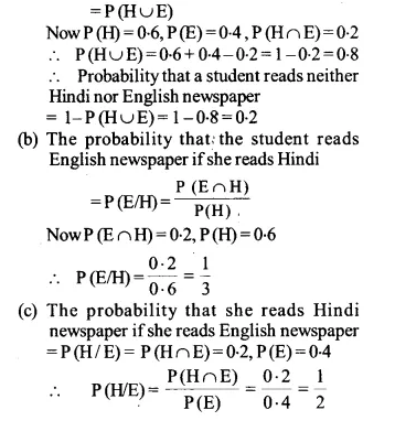 NCERT Solutions for Class 12 Maths Chapter 13 Probability Ex 13.2 Q16.1