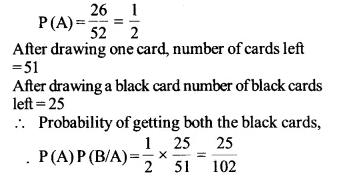 NCERT Solutions for Class 12 Maths Chapter 13 Probability Ex 13.2 Q2.1