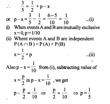 NCERT Solutions for Class 12 Maths Chapter 13 Probability Ex 13.2 Q7.1