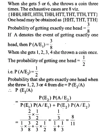 NCERT Solutions for Class 12 Maths Chapter 13 Probability Ex 13.3 Q10.1