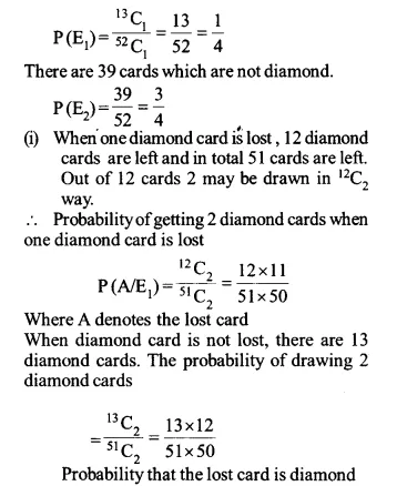 NCERT Solutions for Class 12 Maths Chapter 13 Probability Ex 13.3 Q12.1