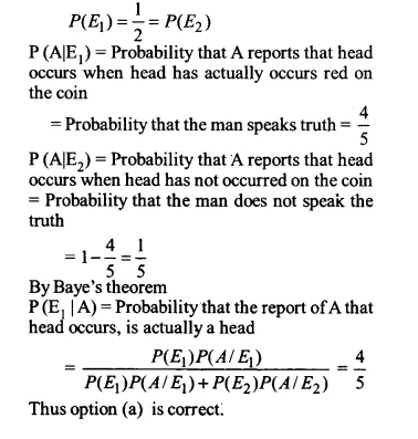 NCERT Solutions for Class 12 Maths Chapter 13 Probability Ex 13.3 Q13.1