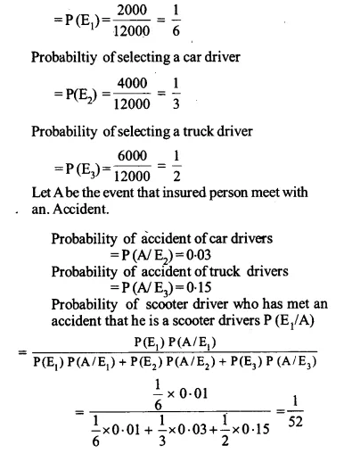 NCERT Solutions for Class 12 Maths Chapter 13 Probability Ex 13.3 Q7.1