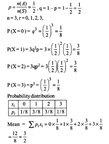 NCERT Solutions for Class 12 Maths Chapter 13 Probability Ex 13.4 Q10.1