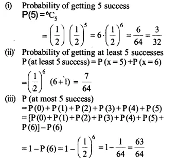 NCERT Solutions for Class 12 Maths Chapter 13 Probability Ex 13.5 Q1.1