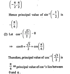 NCERT Solutions for Class 12 Maths Chapter 2 Inverse Trigonometric Functions Ex 2.1 Q1.1