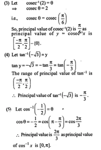 NCERT Solutions for Class 12 Maths Chapter 2 Inverse Trigonometric Functions Ex 2.1 Q1.2