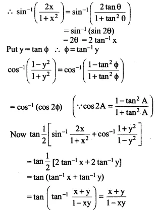 NCERT Solutions for Class 12 Maths Chapter 2 Inverse Trigonometric Functions Ex 2.2 Q13.1