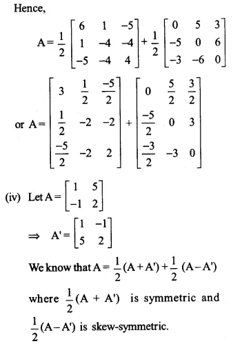 NCERT Solutions for Class 12 Maths Chapter 3 Matrices Ex 3.3 Q10.5