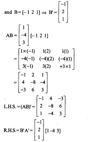 NCERT Solutions for Class 12 Maths Chapter 3 Matrices Ex 3.3 Q5.1