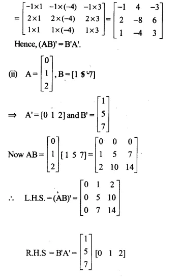 NCERT Solutions for Class 12 Maths Chapter 3 Matrices Ex 3.3 Q5.2