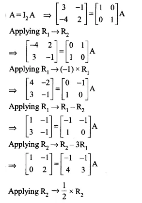 NCERT Solutions for Class 12 Maths Chapter 3 Matrices Ex 3.4 Q10.1