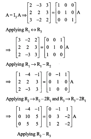 NCERT Solutions for Class 12 Maths Chapter 3 Matrices Ex 3.4 Q15.1