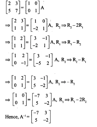 NCERT Solutions for Class 12 Maths Chapter 3 Matrices Ex 3.4 Q4.1