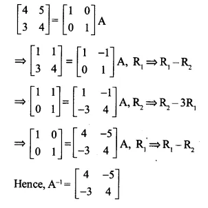 NCERT Solutions for Class 12 Maths Chapter 3 Matrices Ex 3.4 Q8.1