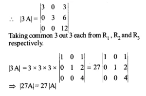 NCERT Solutions for Class 12 Maths Chapter 4 Determinants Ex 4.1 Q4.1