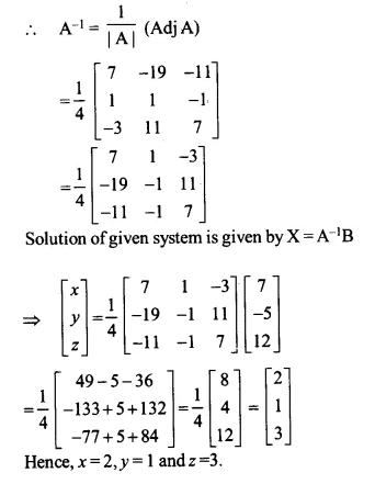 NCERT Solutions for Class 12 Maths Chapter 4 Determinants Ex 4.6 Q14.2