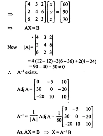 NCERT Solutions for Class 12 Maths Chapter 4 Determinants Ex 4.6 Q16.1