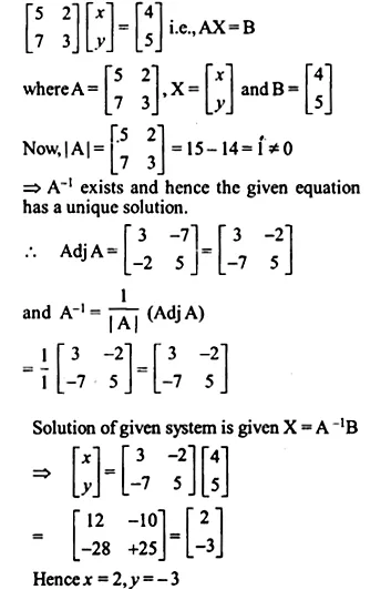NCERT Solutions for Class 12 Maths Chapter 4 Determinants Ex 4.6 Q7.1